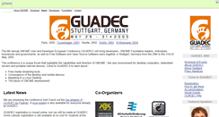Desktop Screenshot of 2005.guadec.org
